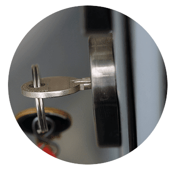 Central Cerrajeros llave en perilla de puerta
